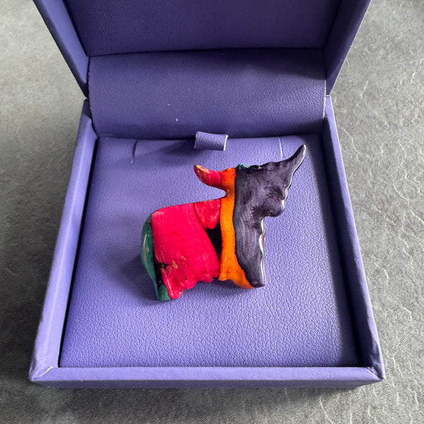 Heathergems Brooch _Highland Cow HB22
