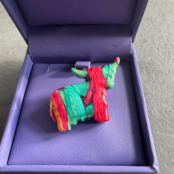 Heathergems Brooch _Highland Cow HB22