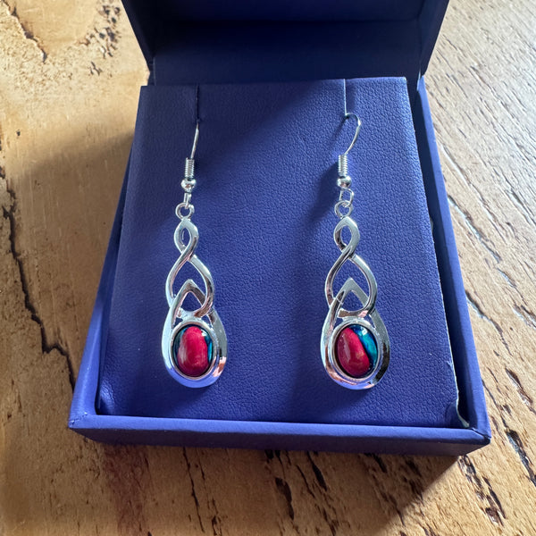 Heathergems Celtic Drop earings