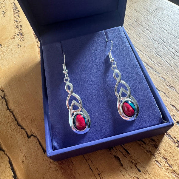 Heathergems Celtic Drop earings