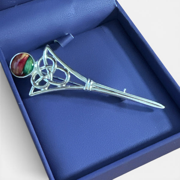 Heathergems Celtic Pin Brooch or Kilt Pin HB74