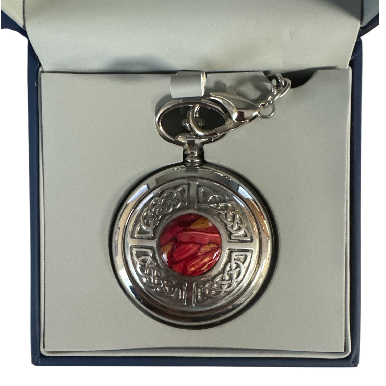 Heathergems Celtic Quartz Pocket Watch