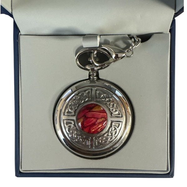 Heathergems Celtic Quartz Pocket Watch