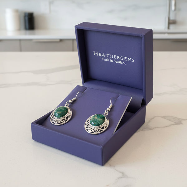 Heathergems  Cormag Celtic Earrings HE88