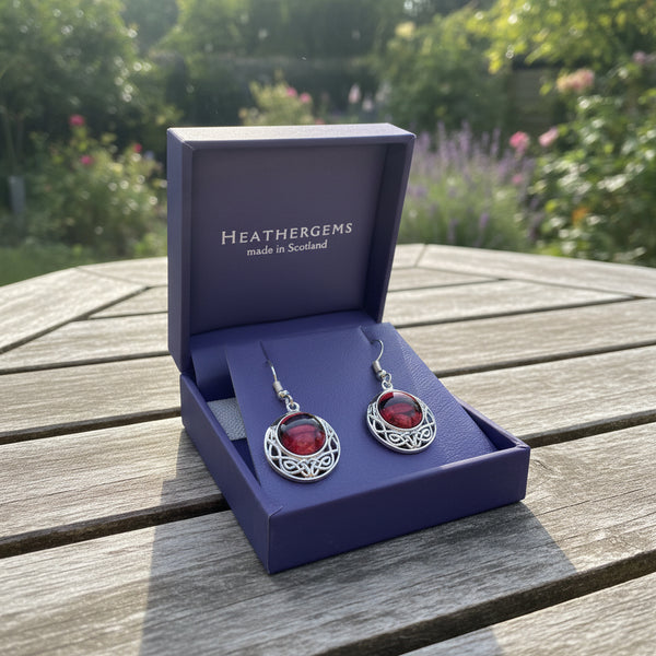 Heathergems  Cormag Celtic Earrings HE88 