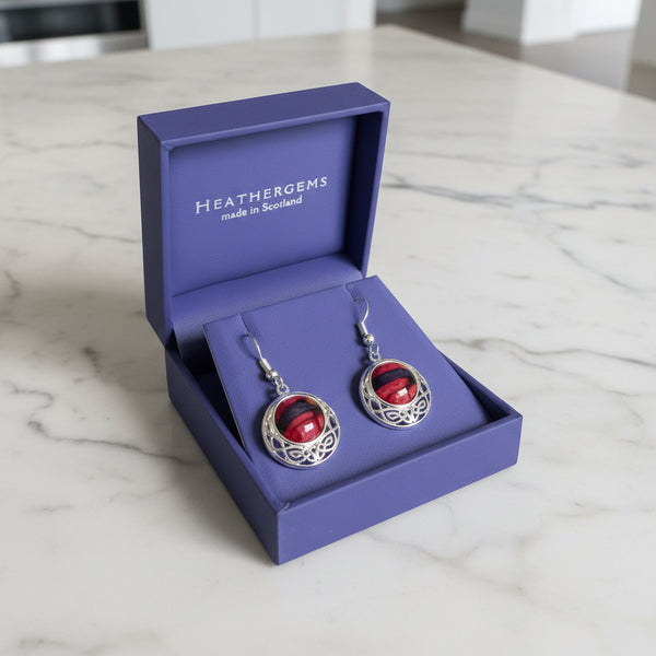 Heathergems  Cormag Celtic Earrings HE88