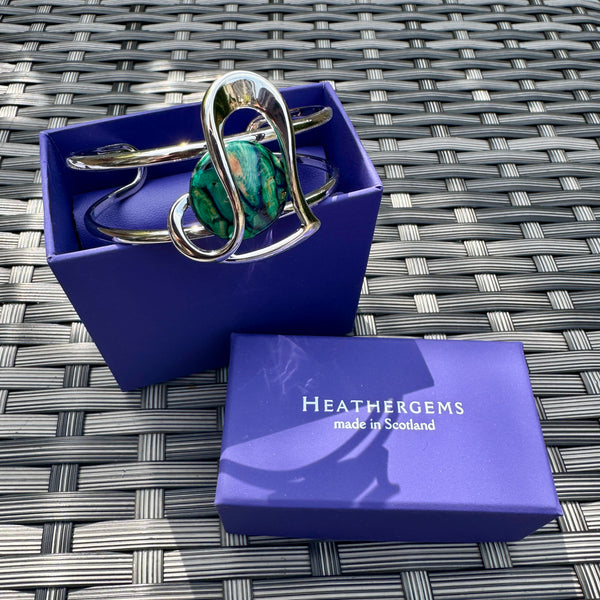 Heathergems Heart Bangle Bracelet HBA23