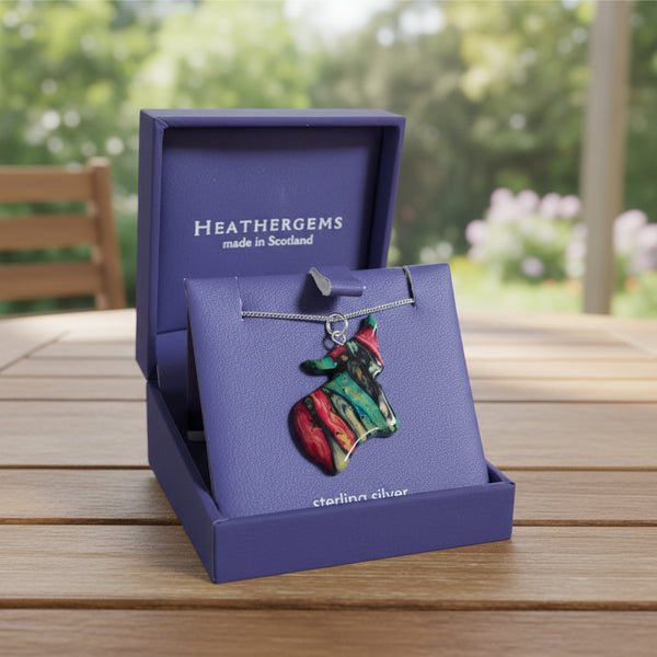 Heathergems Highland Cow Necklace
