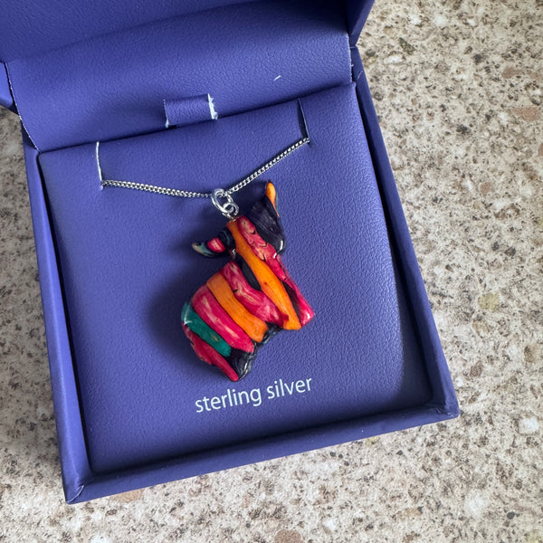 Heathergems Highland Cow Necklace Pendant