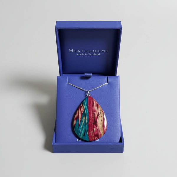 Heathergems Large Teardrop Pendant SP19