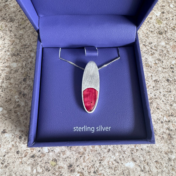 Heathergems Lochan Satin Pendant Necklace SP439 1
