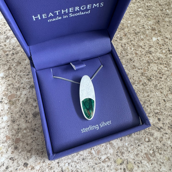 Heathergems Lochan Satin Pendant Necklace SP439