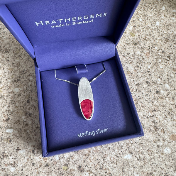 Heathergems Lochan Satin Pendant Necklace SP439