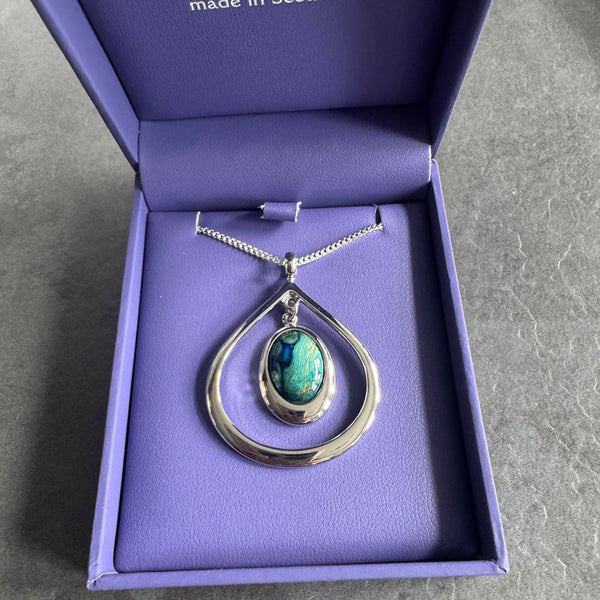 Heathergems Open Tearlach Pendant
