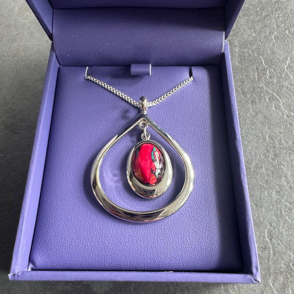 Heathergems Open Tearlach Pendant