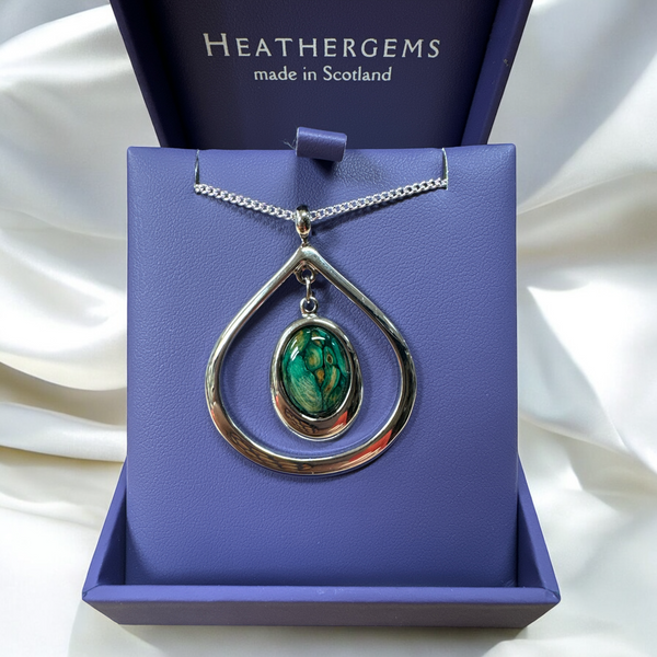 Heathergems Open Tearlach Pendant 