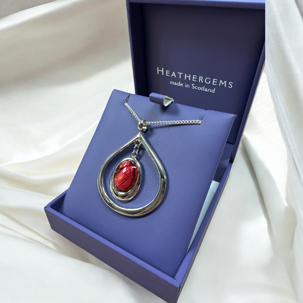 Heathergems Open Tearlach Pendant neckalce
