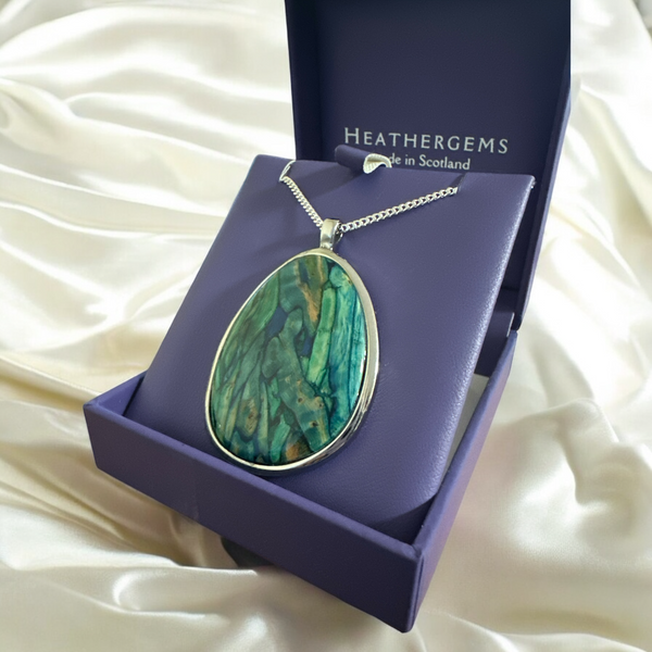 Heathergems Organic Pendant GRE