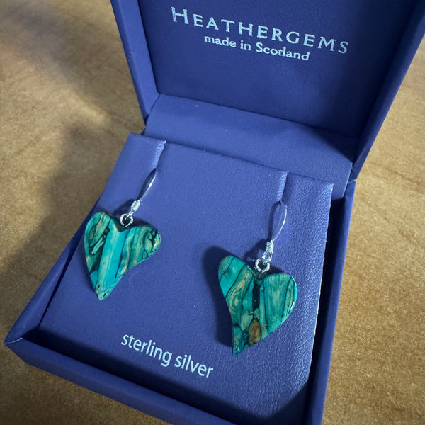 Heathergems Quirky Heart Earings 