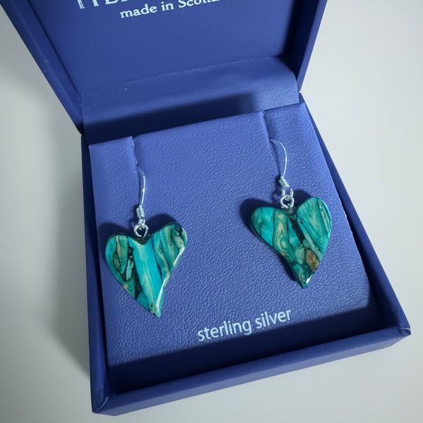 Heathergems Quirky Heart Earings 