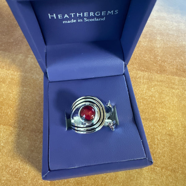 Heathergems Rannoch Swirl Adjustable Ring HR9