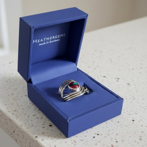 Heathergems Rannoch Swirl Ring HR9
