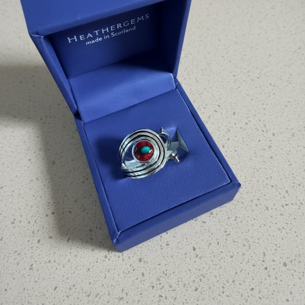 Heathergems Rannoch Swirl Ring HR9