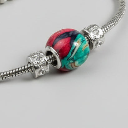 Heathergems Round Heather Bead Pendant HP61