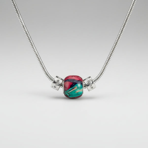 Heathergems Round Heather Bead Pendant HP61