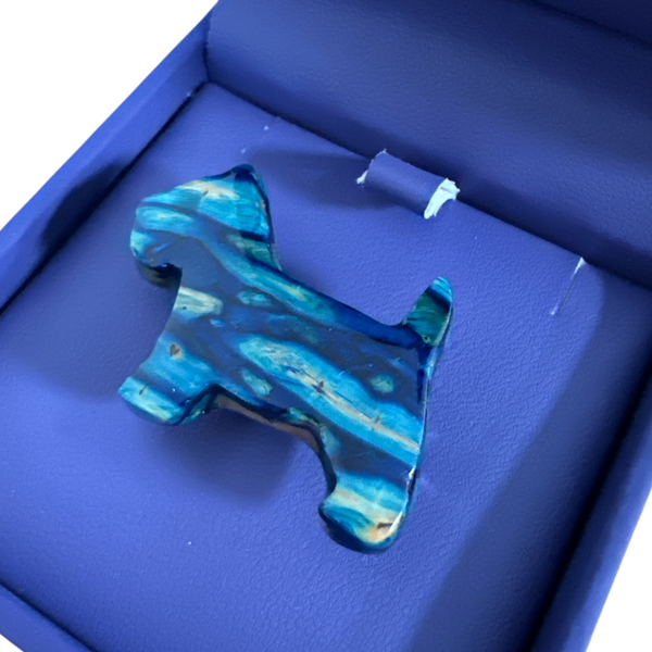 Heathergems Scottie Brooch HB16 .