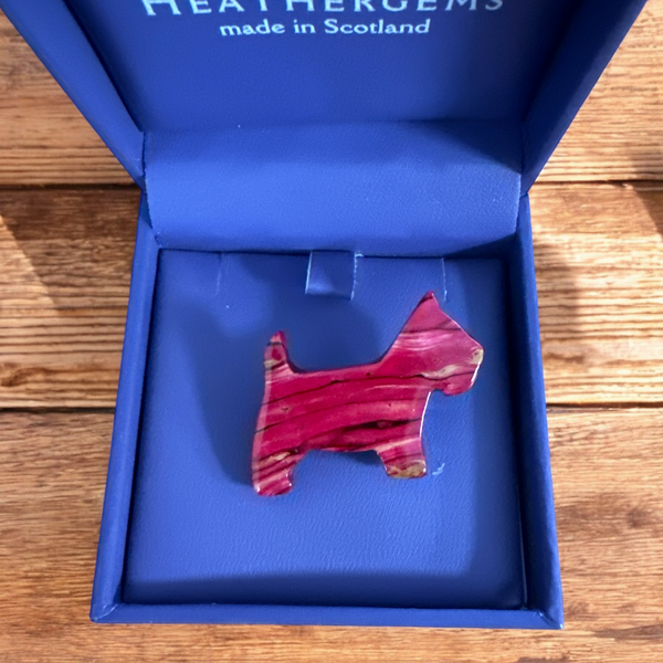 Heathergems Scottie Brooch HB16 