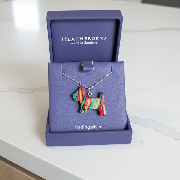 Heathergems Scottiie Dog necklace Pendant