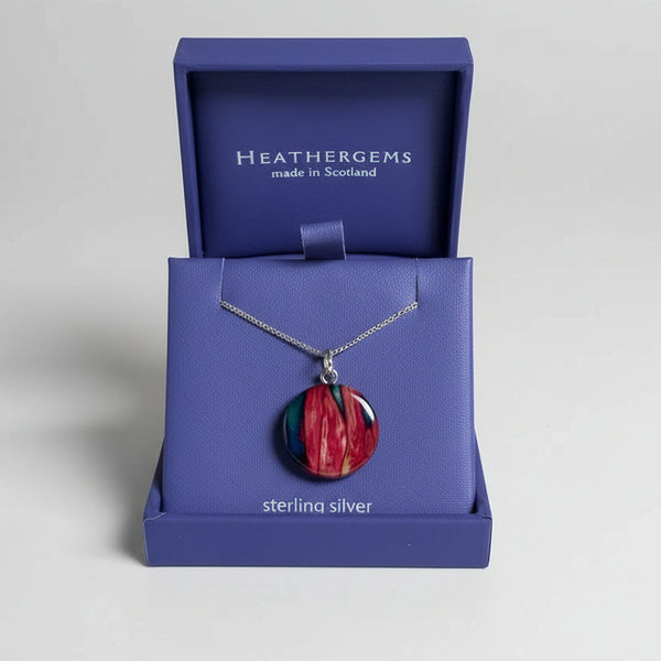 Heathergems Small Circle Pendant SP23