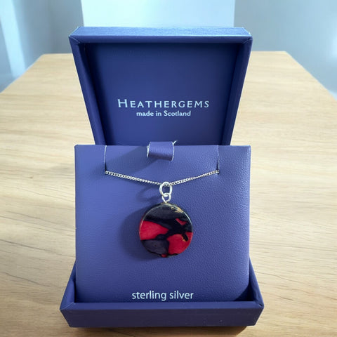 Heathergems Small Circle Pendant SP23