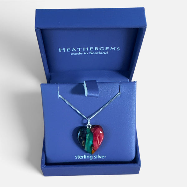 Heathergems Small Heart Pendant SP11