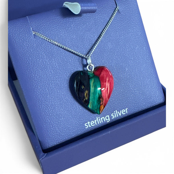 Heathergems Small Heart Pendant SP11