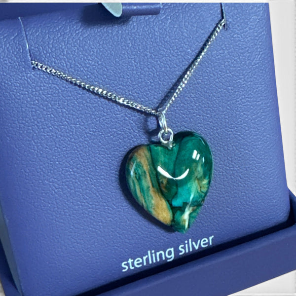 Heathergems Small Heart Pendant SP11