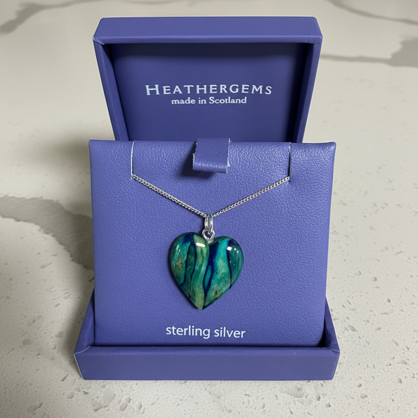 Heathergems Small Heart Pendant SP11
