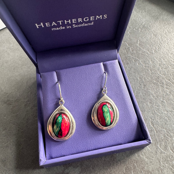 Heathergems Teardrop Earings 