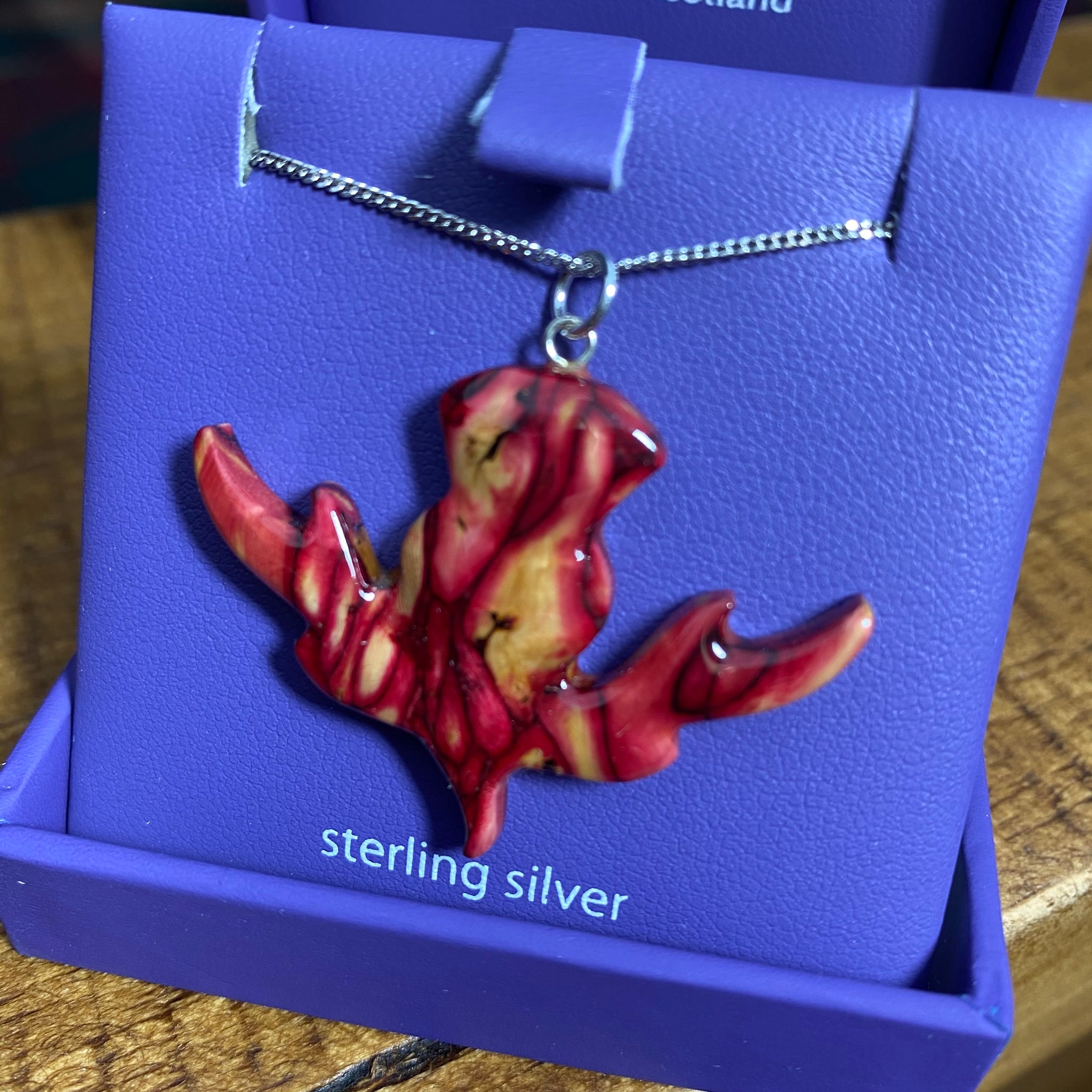 Heathergems Thistle Red Necklace