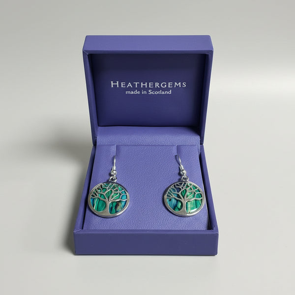 Heathergems Tree of Life Drop Earings HE89