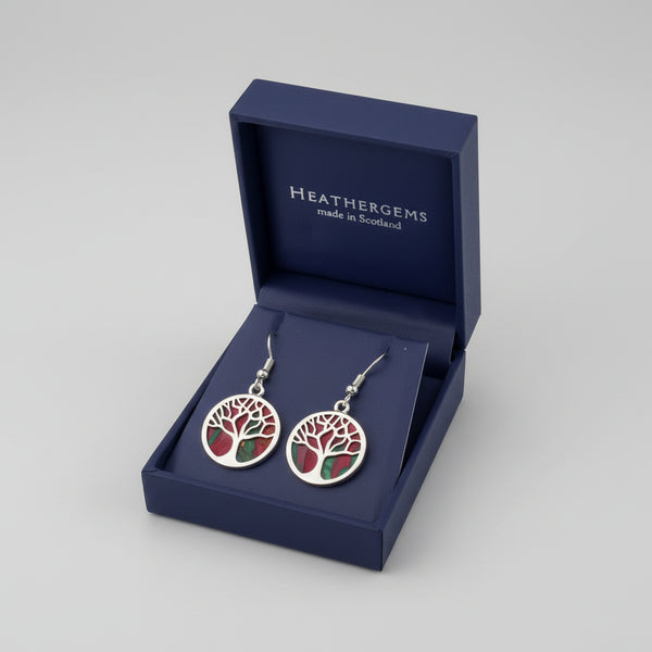 Heathergems Tree of Life Drop Earings HE89