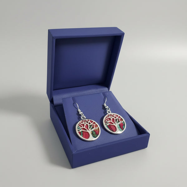 Heathergems Tree of Life Drop Earings HE89