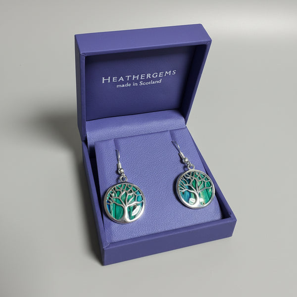 Heathergems Tree of Life Drop Earings HE89