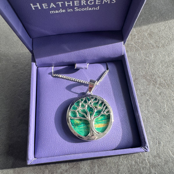 Heathergems Tree of Life Silver Plated Pendant Necklace HP100 