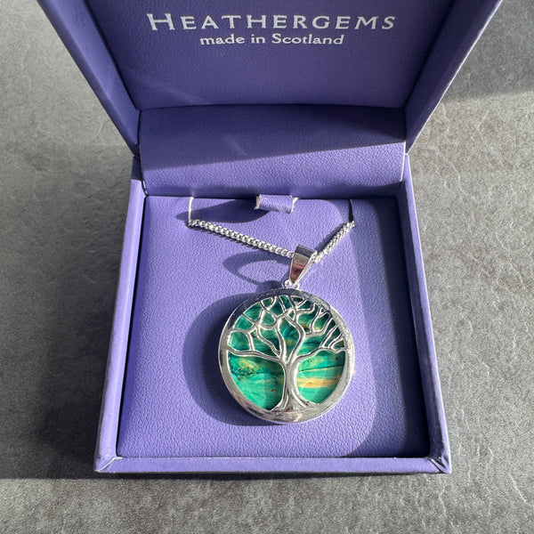 Heathergems Tree of Life Silver Plated Pendant Necklace HP100