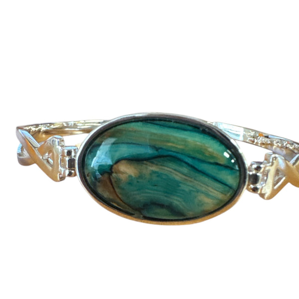 Heathergems Twist Bangle Bracelet