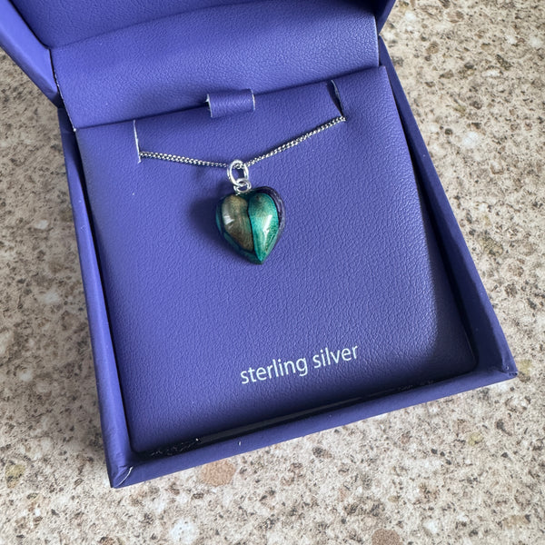 Heathergems Wee Heart Heather Pendant Necklace