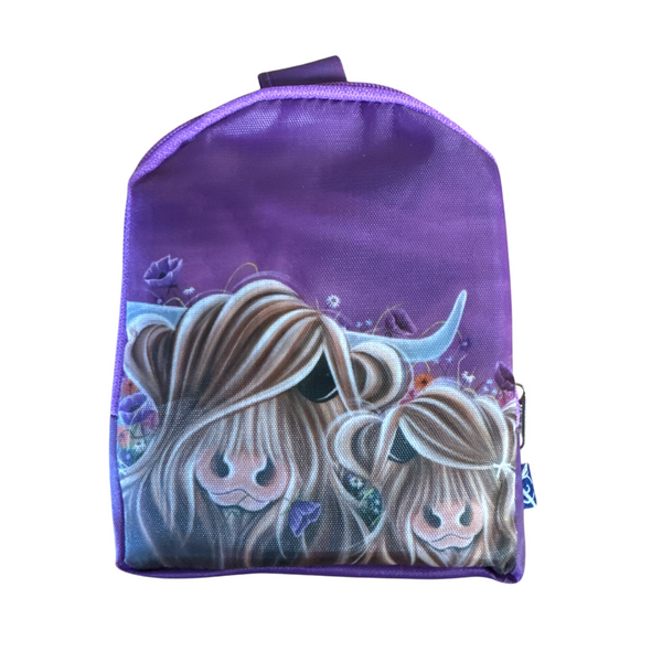Highland Cow Fields of Love Foldable Bag