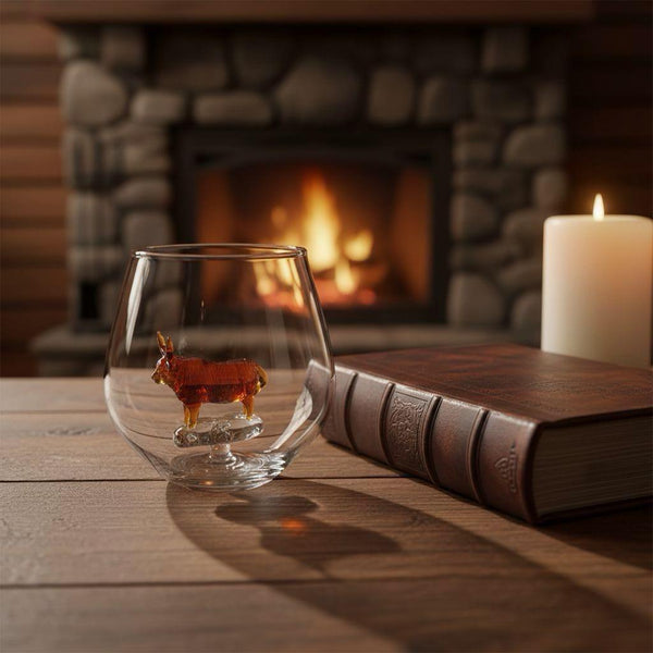 Highland  Cow Glass 